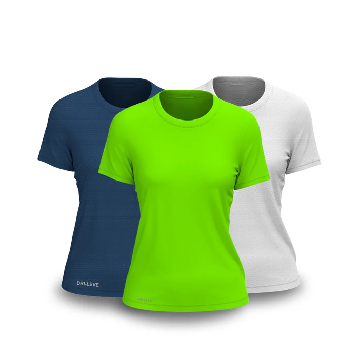 Kit 3 Camisas Femininas FitneSmart - Affori .