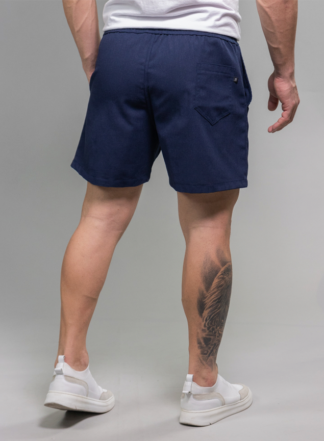 Short Linho Azul - Brookhaven