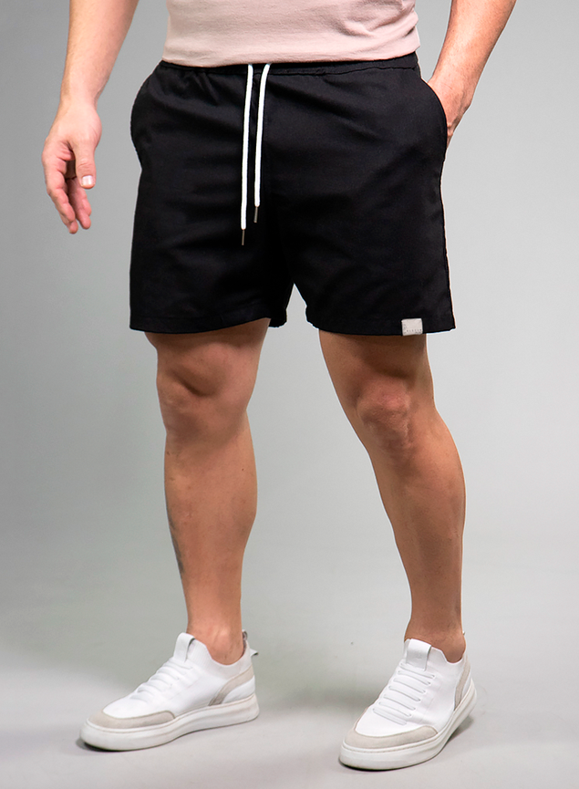 Short Linho Preto - Lancaster