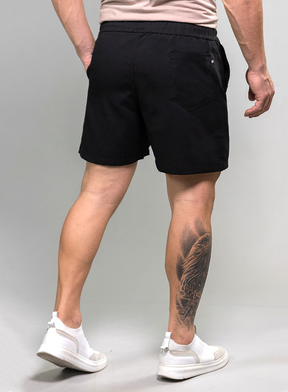 Short Linho Preto - Lancaster