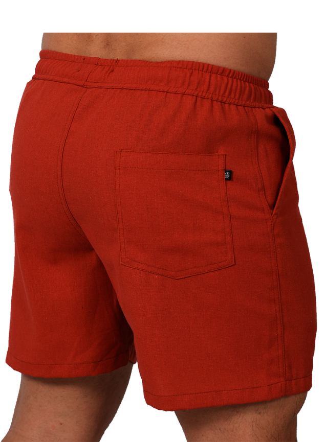 Short Linho Vermelho - Fairmont