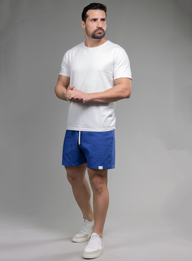 Short Linho Azul - Westwood